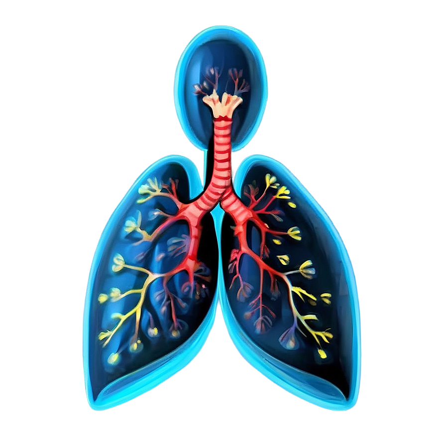Cartoon Lungs Character PNG 70 PNG image with a transparent background, free high-resolution download