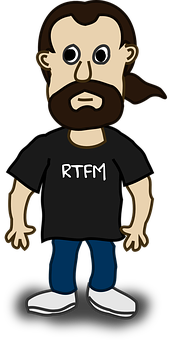 Cartoon Man R T F M Shirt