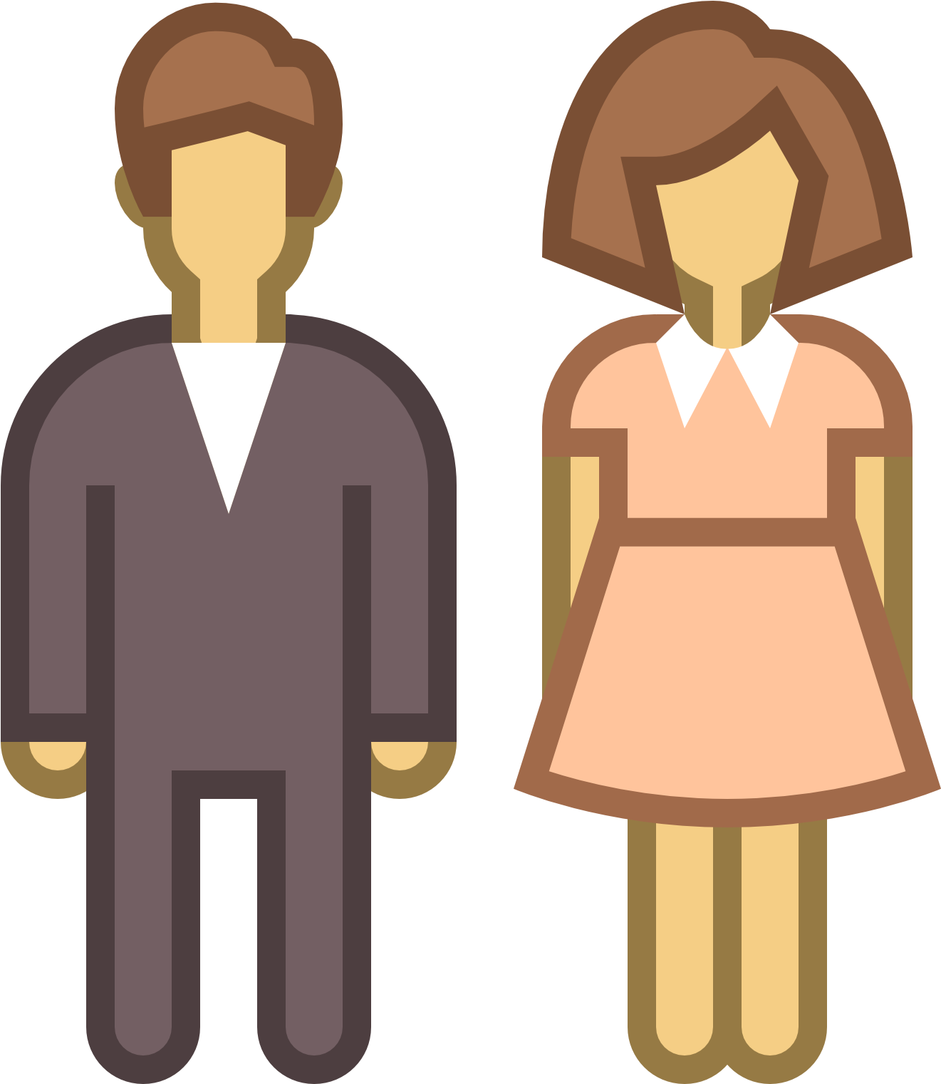 Toilet Icon Png Download - Female And Male Png, Transparent Png PNG with transparent background