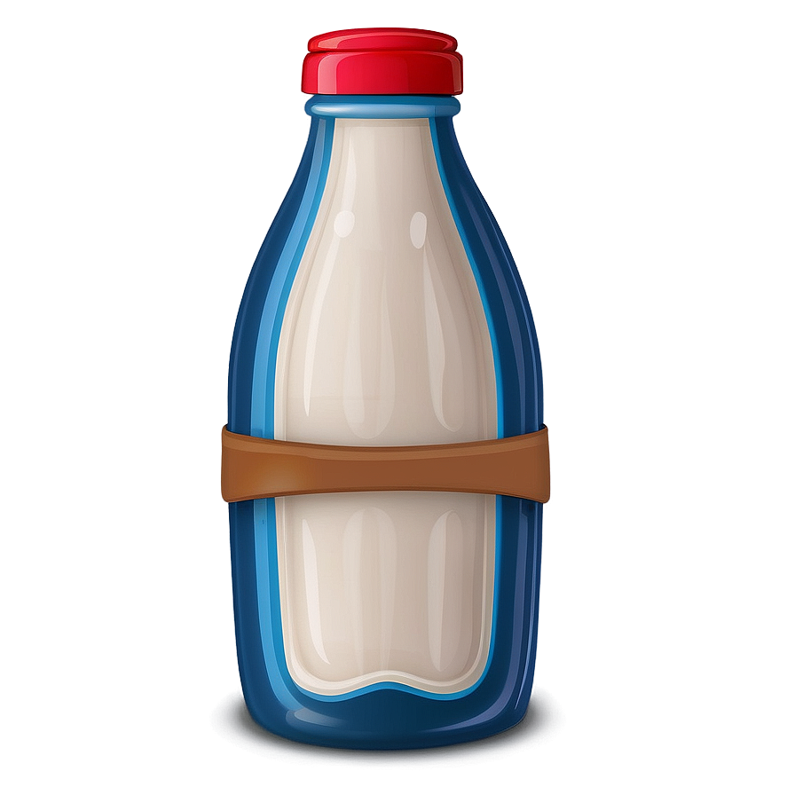 Cartoon Milk Bottle PNG 06212024 PNG image with a transparent background, free high-resolution download