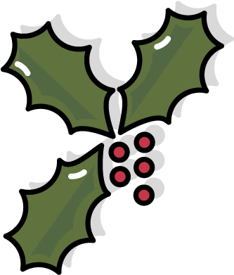 Cartoon Mistletoe Illustration