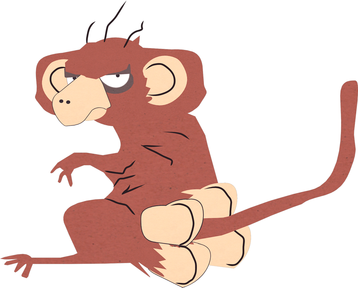 Cartoon_ Monkey_ Character_ Illustration