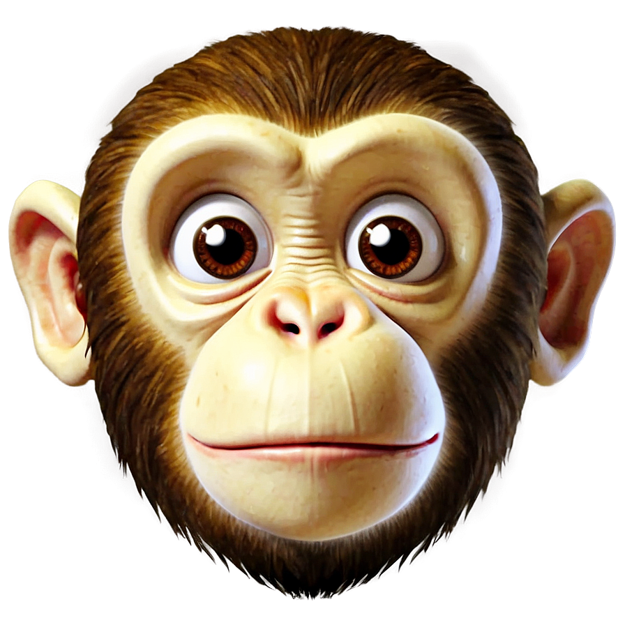 Cartoon Monkey Face Png Auk37