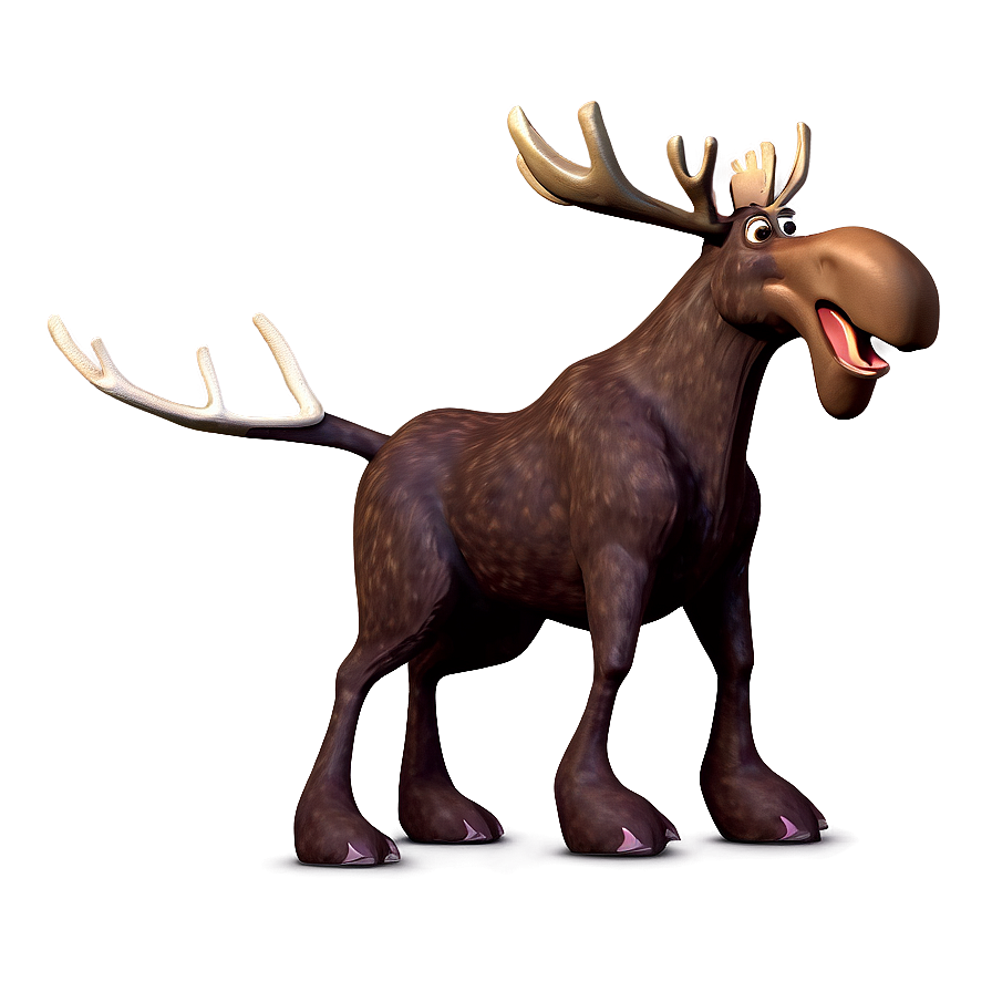 Cartoon Moose Character Png 50