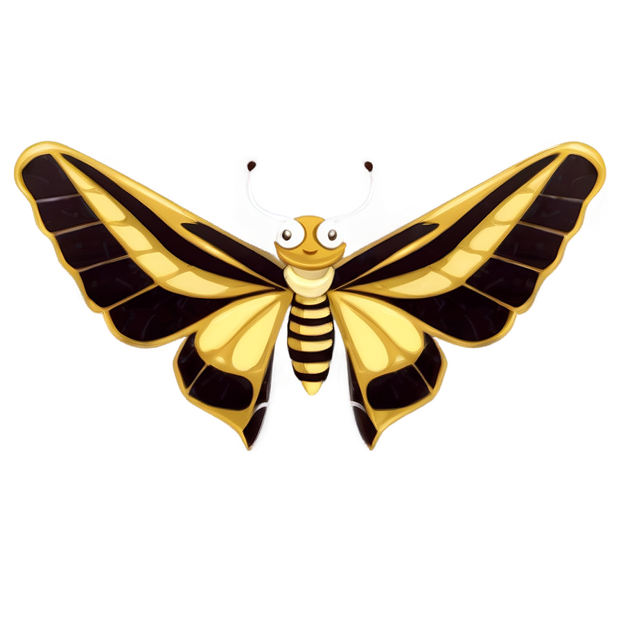 Cartoon Moth Character Png 05242024