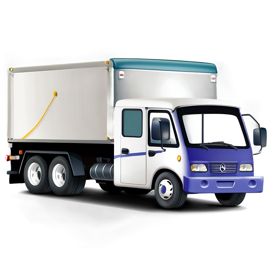 Cartoon Moving Truck Png Vnx26