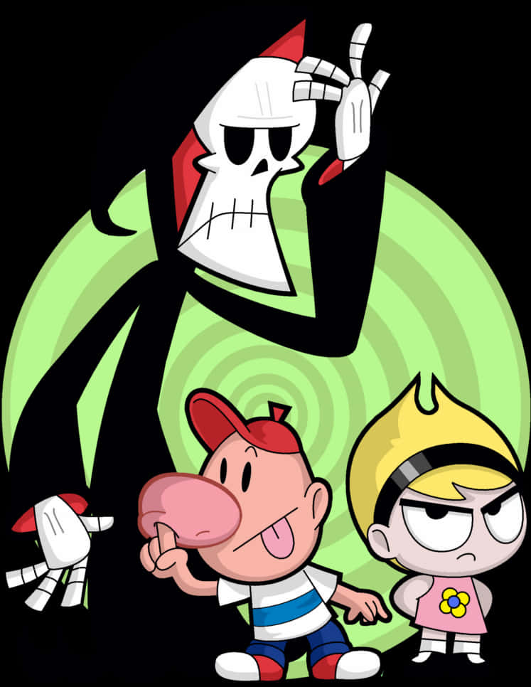 Cartoon Network Week 03 Grim Adventures By The Driz - Dibujo Animado De Cartoon Network, HD Png Download PNG with transparent background