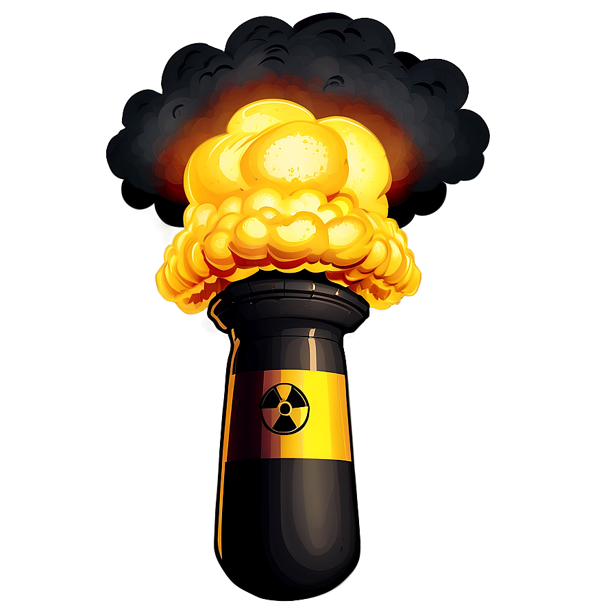 Cartoon Nuclear Bomb Png 05252024