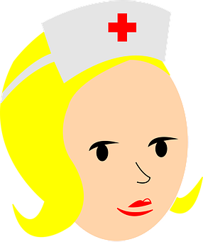 Cartoon Nurse Graphic PNG with transparent background