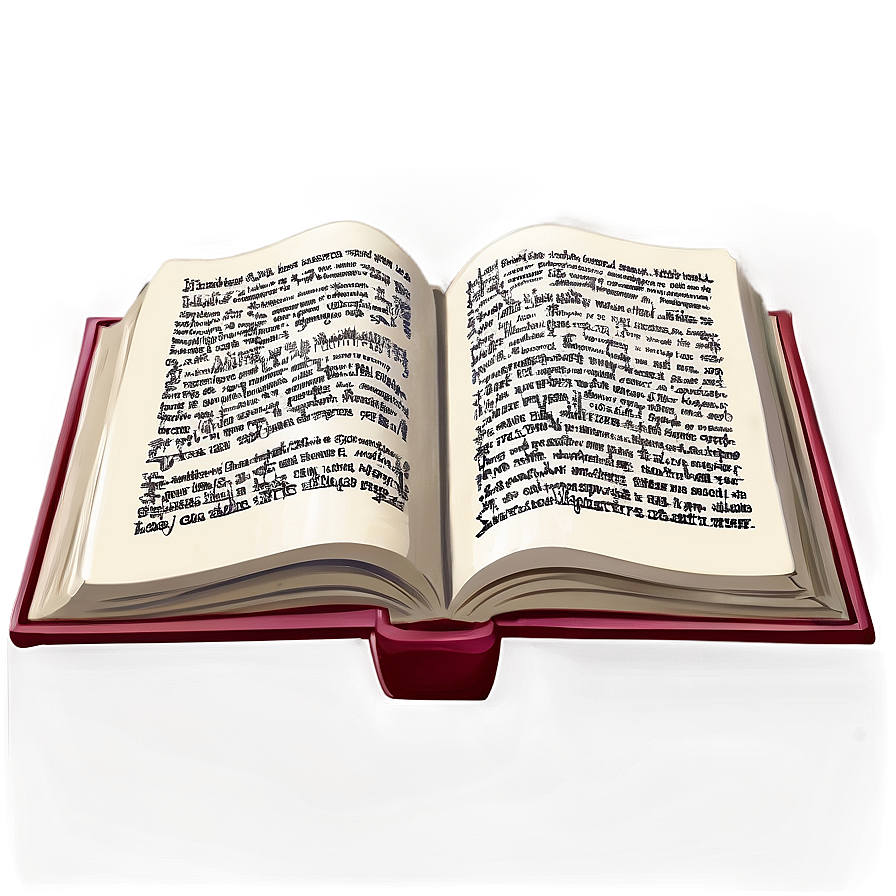 Cartoon Open Book PNG 05232024 PNG with transparent background