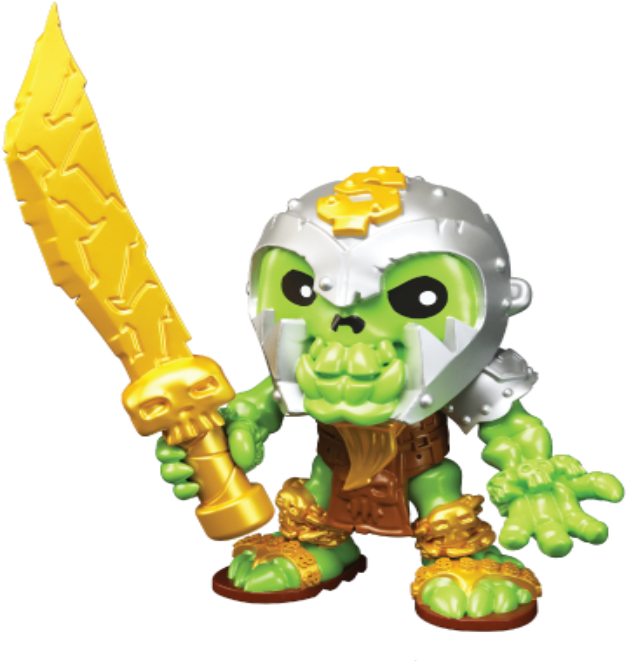 Cartoon Orc Warrior Toy