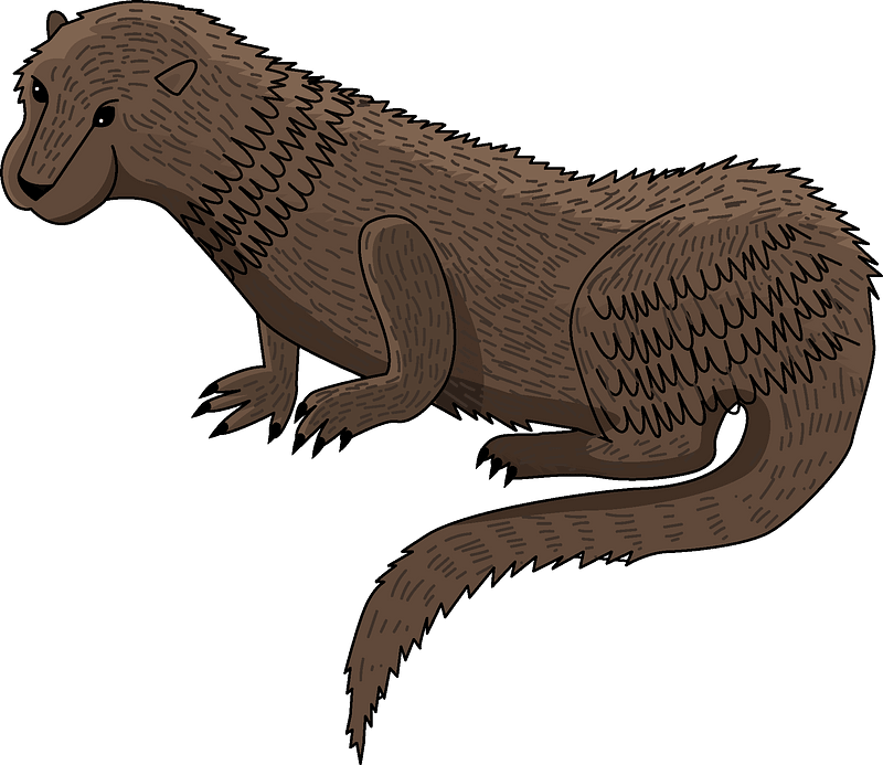 Otter Clipart - North American River Otter, HD Png Download PNG with transparent background