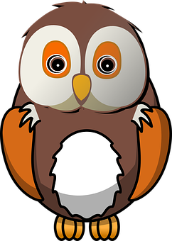 Cartoon_ Owl_ Vector_ Illustration