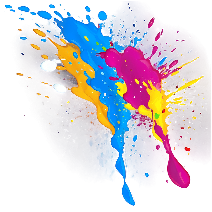 Cartoon Paint Splatter Png 64