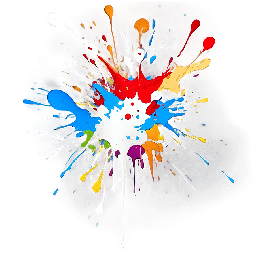 Cartoon Paint Splatter Png Ije51