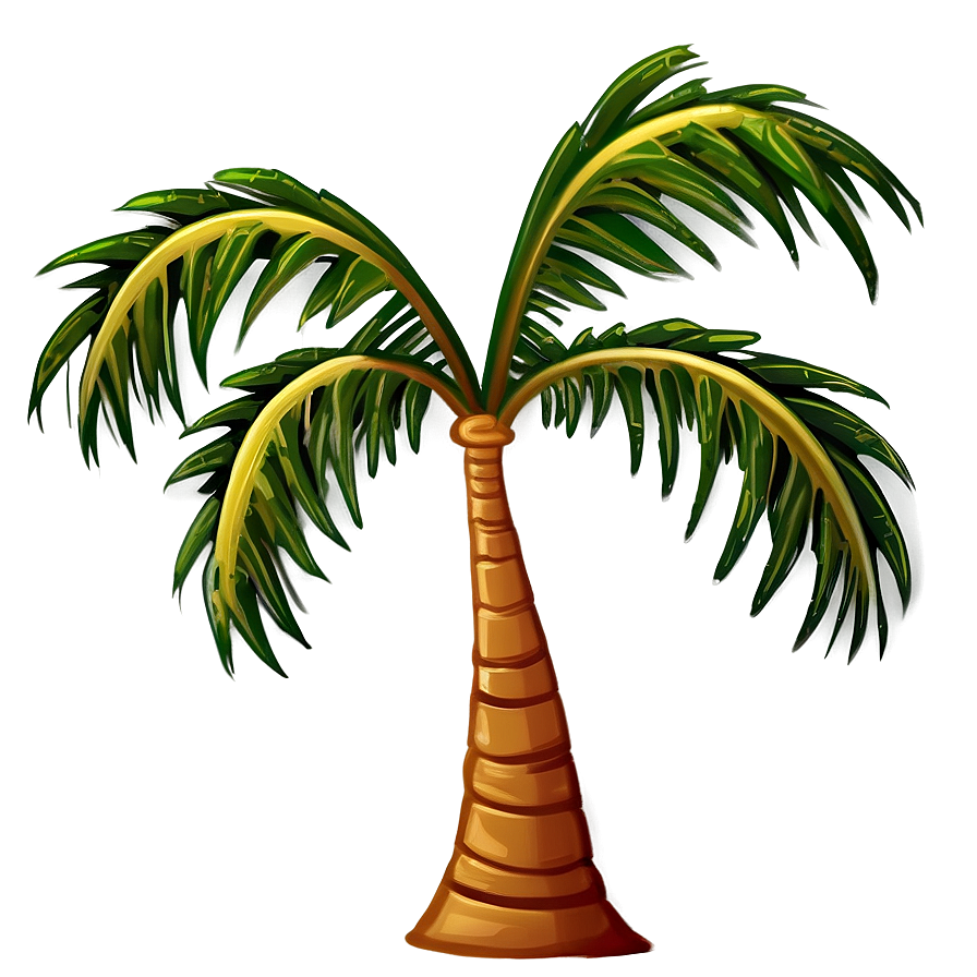 Cartoon Palm Tree Drawing Png 06212024