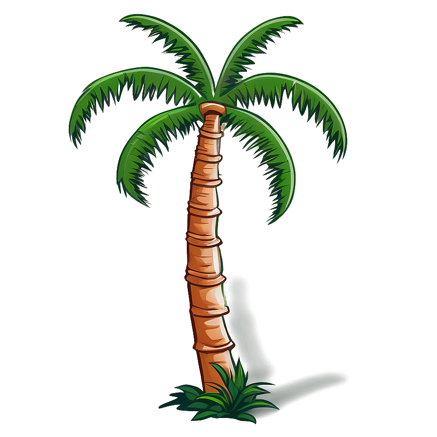 Cartoon Palm Tree PNG 23 PNG with transparent background