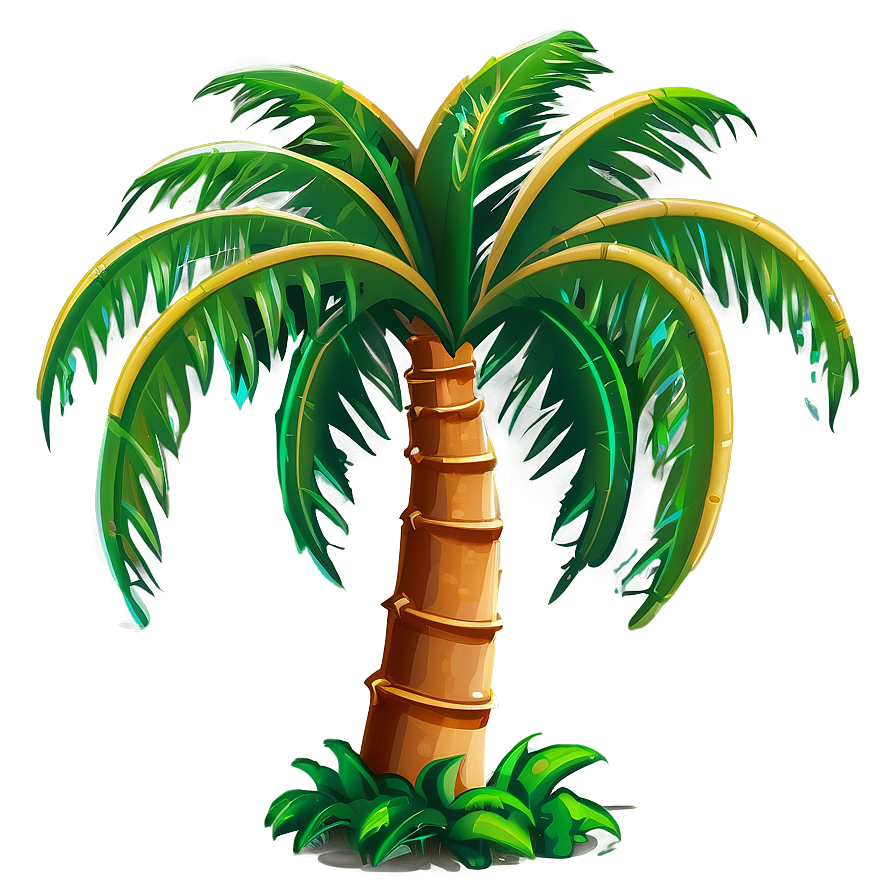 Cartoon Palm Tree PNG lkb PNG image with a transparent background, free high-resolution download