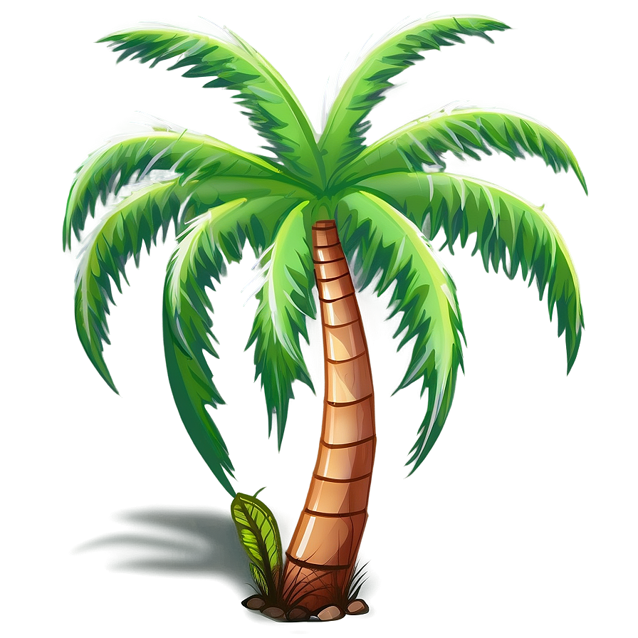 Cartoon Palm Tree With Shades Png 10