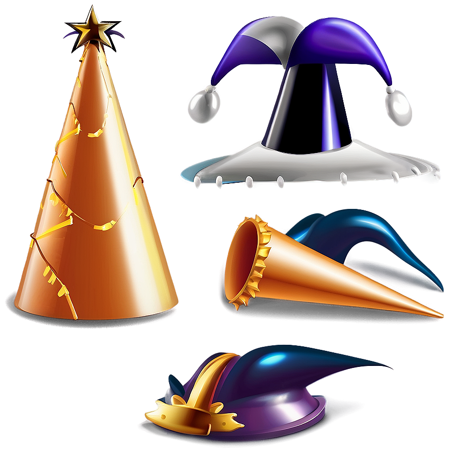 Cartoon Party Hat PNG 16 PNG image with a transparent background, free high-resolution download