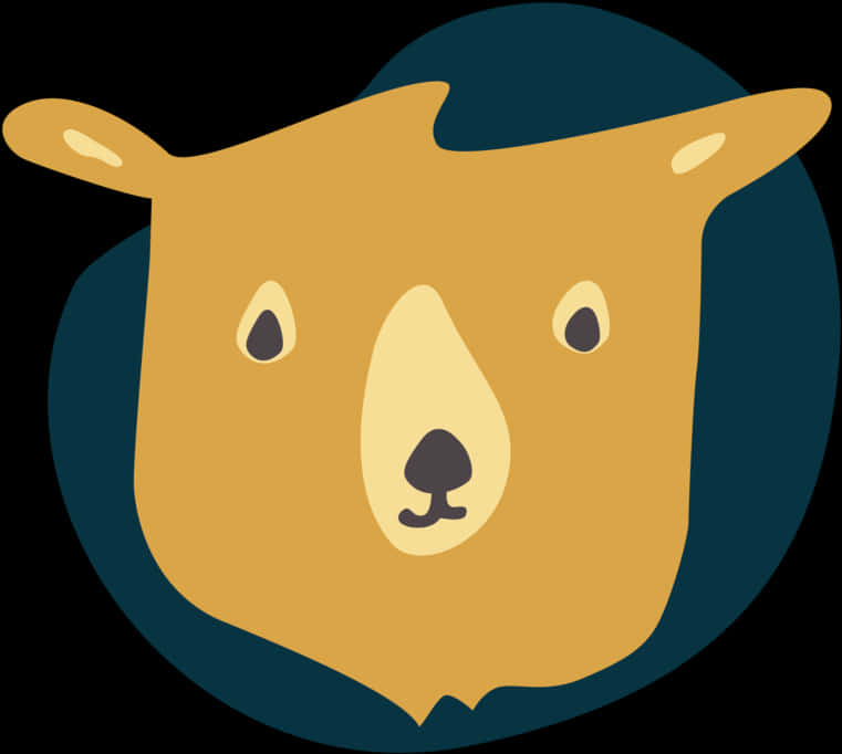 Cartoon Party Hat Wombat PNG with transparent background