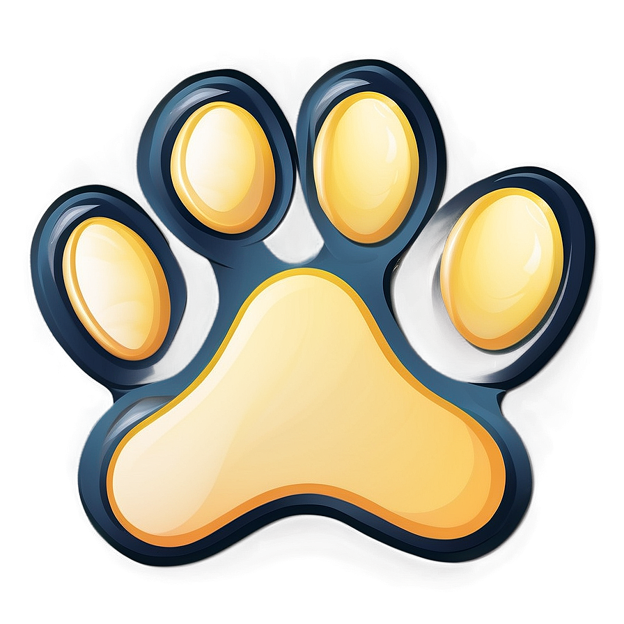 Cartoon Paw Print PNG gfk PNG with transparent background