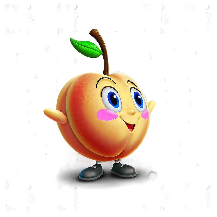 Cartoon Peach Character Png Xvm39