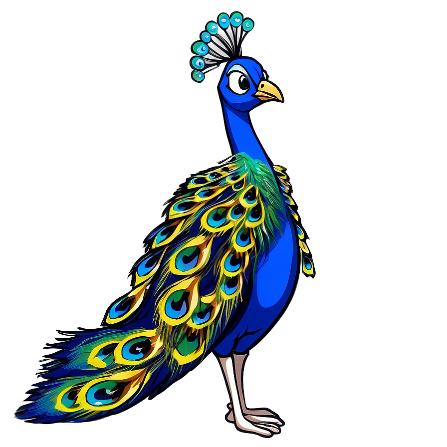 Cartoon Peacock Image Png 06232024