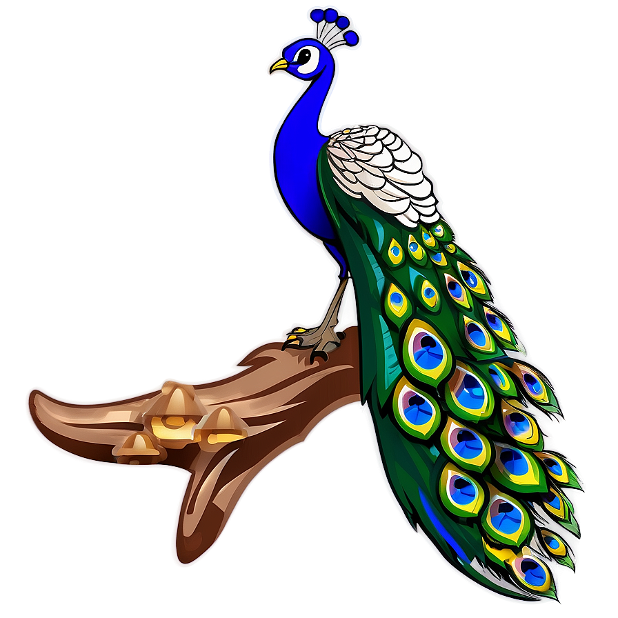 Cartoon Peacock Image Png Hqk