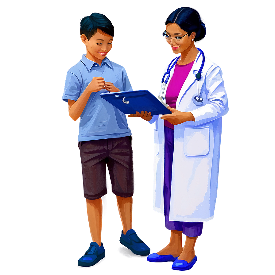 Cartoon Pediatrician Doctor Png Jtw