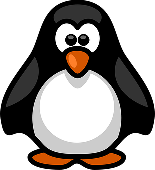 Cartoon Penguin Graphic