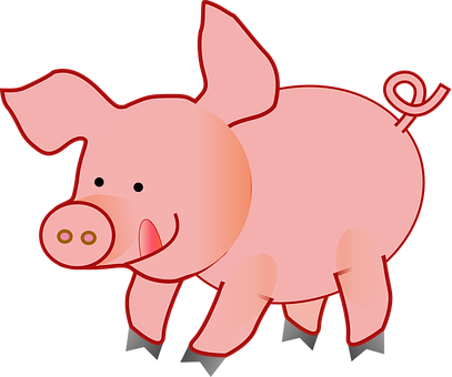 Cartoon Pig Illustration