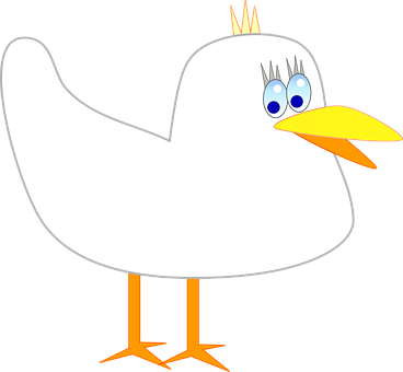 Cartoon Pigeon Standing PNG with transparent background