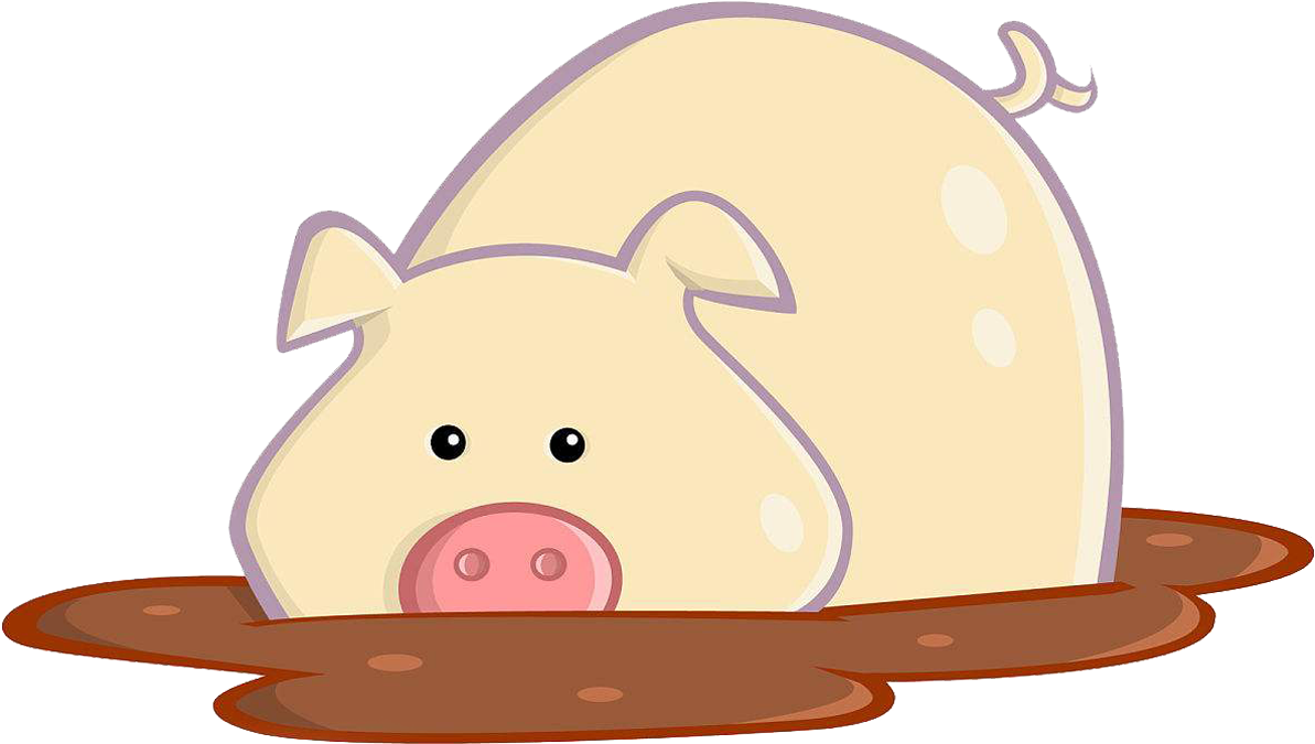 Pig Mud Scalable Vector Graphics Clip Art - Scalable Vector Graphics, HD Png Download PNG with transparent background