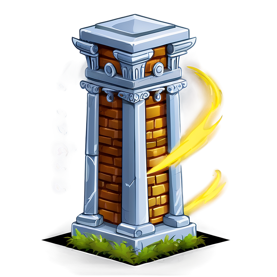 Cartoon Pillar Png 05242024