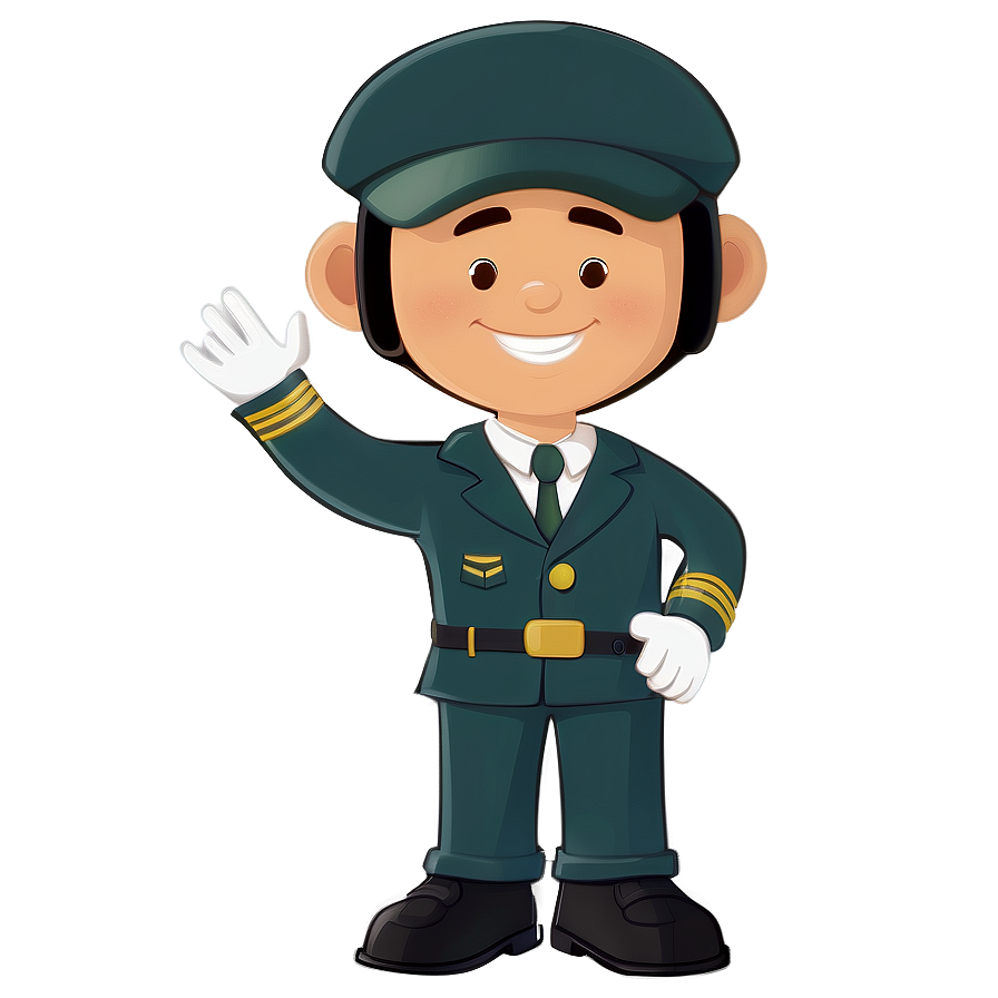 Cartoon Pilot Character PNG 88 PNG with transparent background
