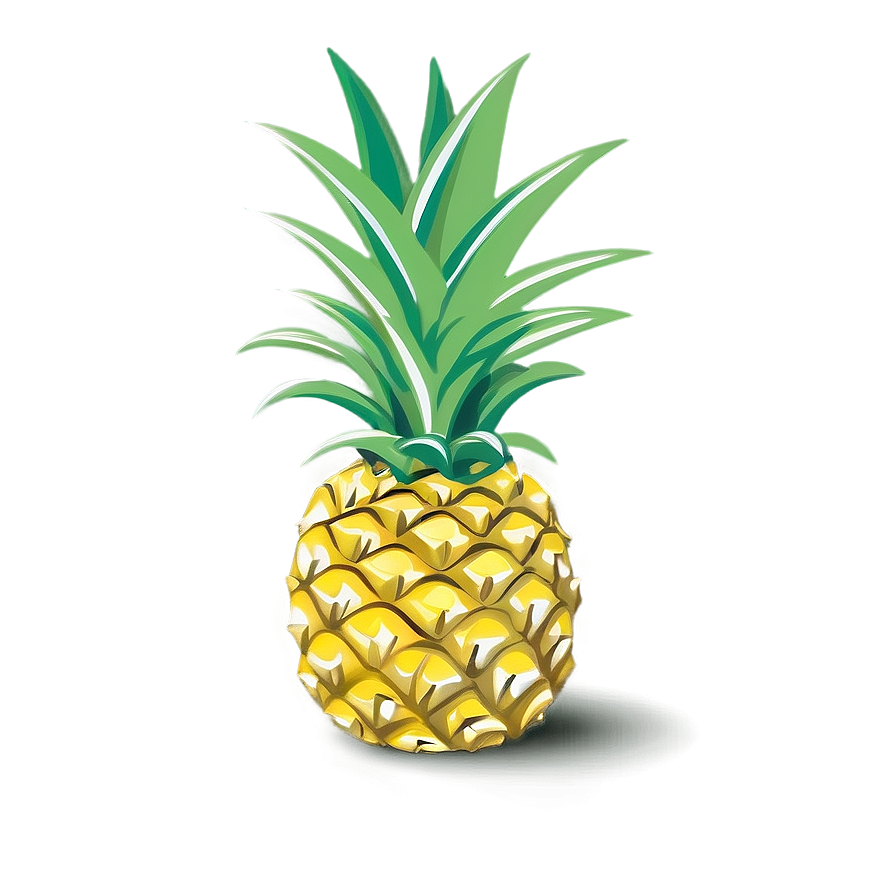 Cartoon Pineapple Png Qyk19