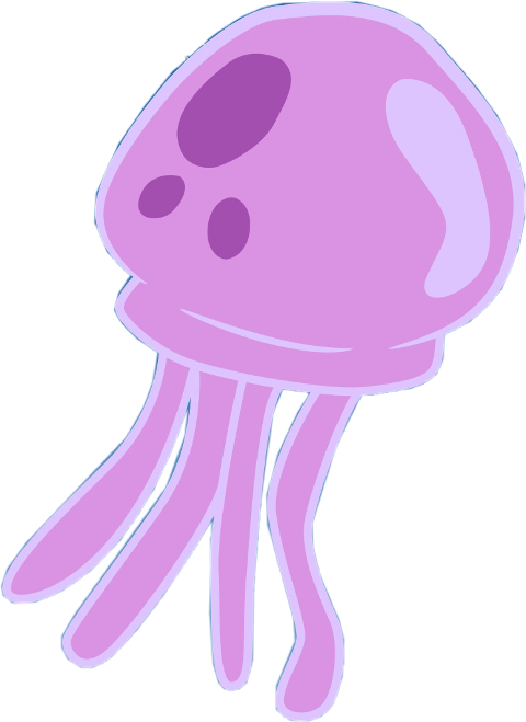 Clip Art - Spongebob Jellyfish Png, Transparent Png PNG with transparent background
