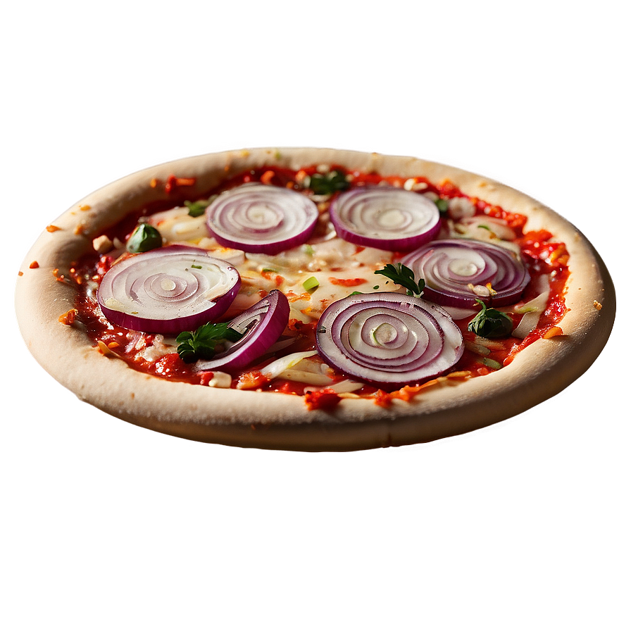 Cartoon Pizza With Onion Png 32