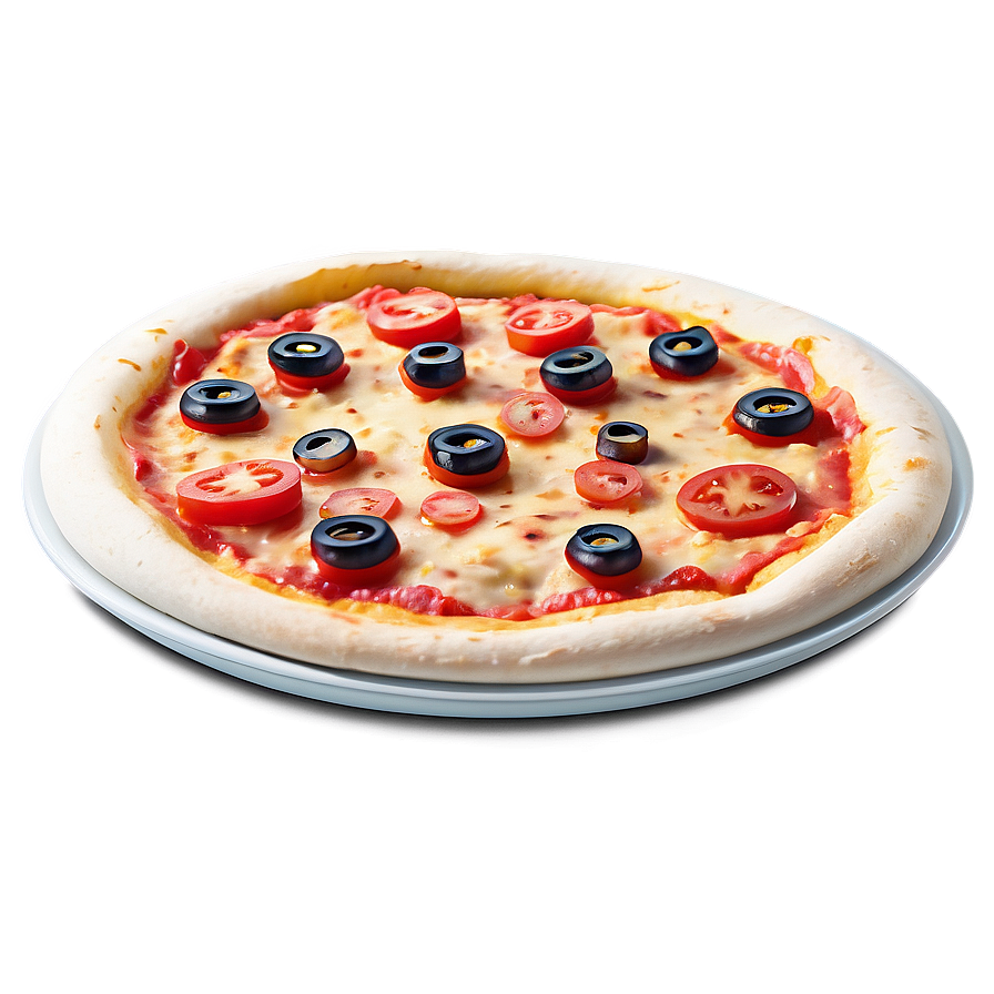 Cartoon Pizza With Tomato Png Wpo