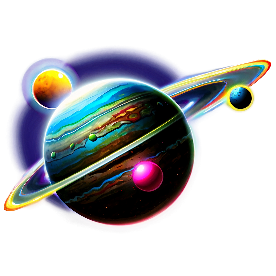 Cartoon Planets PNG odj35 PNG image with a transparent background, free high-resolution download