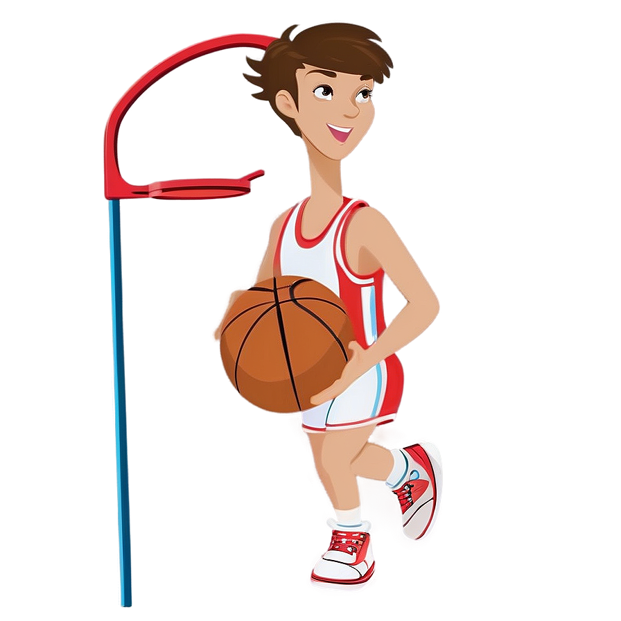 Cartoon Playing Basketball Png 94