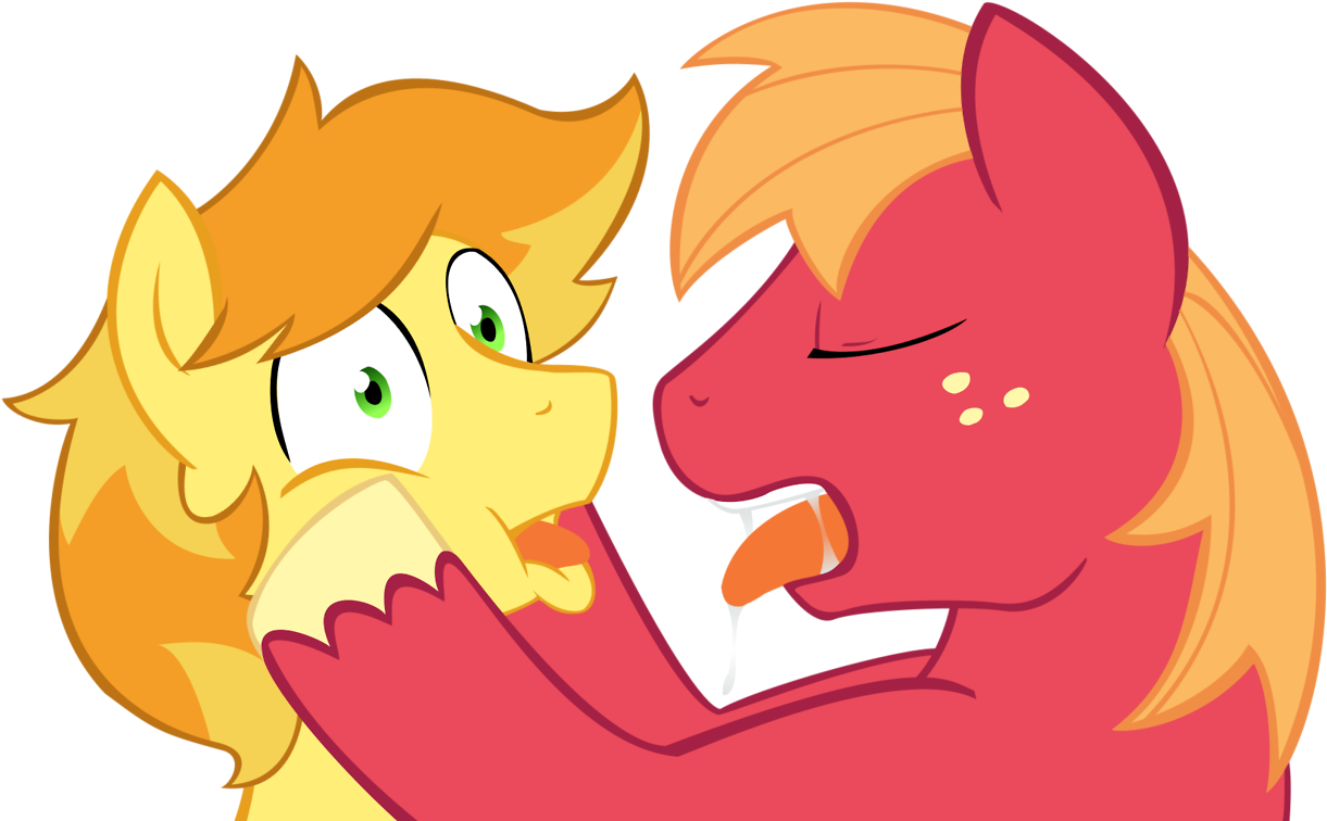 Acstlu, Big Macintosh, Braeburn, Braemac, Drool, Earth - Cartoon, HD Png Download PNG with transparent background