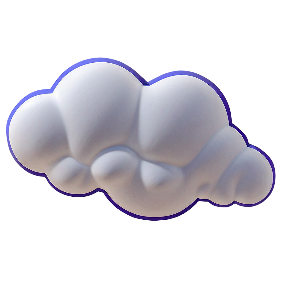 Cartoon Puff Cloud Png 06272024