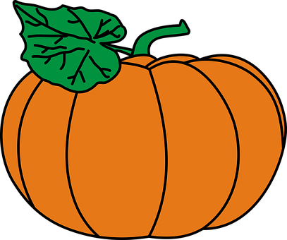 Cartoon Pumpkin Illustration PNG with transparent background