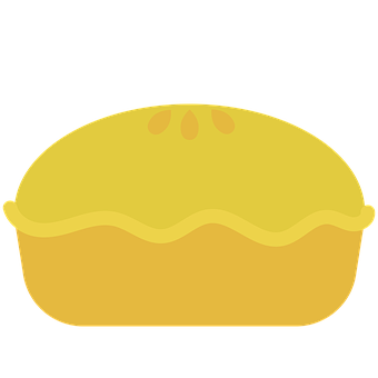 Cartoon Pumpkin Pie Graphic PNG with transparent background