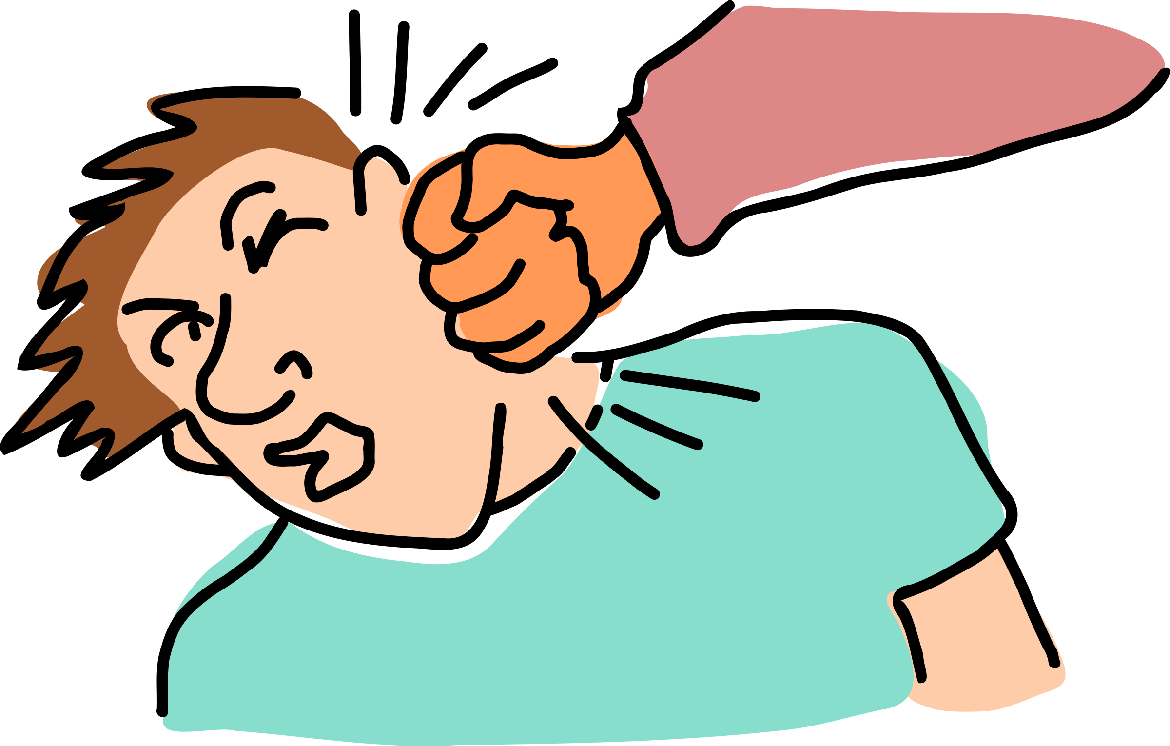 Punch Transparent Png - Punched In The Face Cartoon, Png Download PNG with transparent background