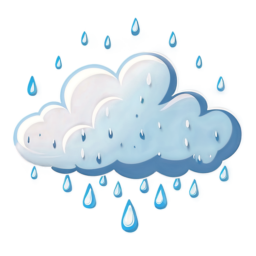 Cartoon Rain Cloud PNG 21 PNG image with a transparent background, free high-resolution download