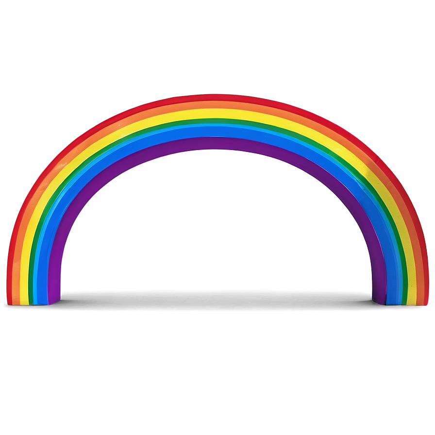 Cartoon Rainbow Graphics PNG 04292024 PNG with transparent background