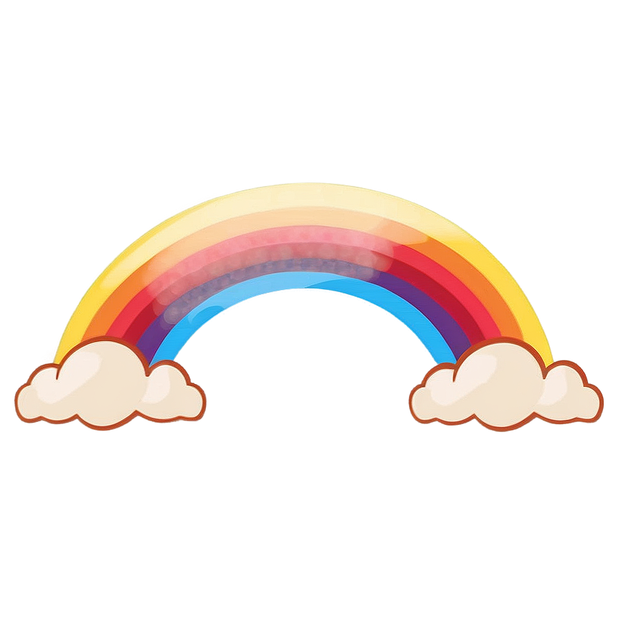 Cartoon Rainbow Illustration Png Vxg